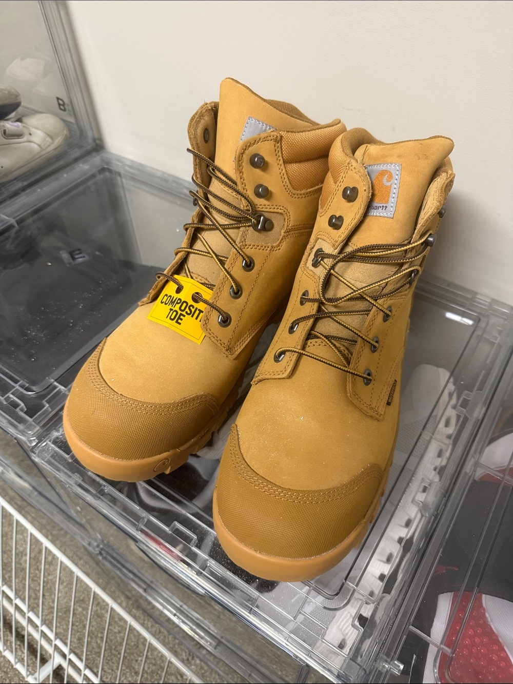 Carhartt Men's Composite Toe Work Boots - Wheat/Tan